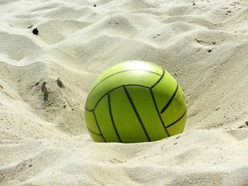 The Ball Beach Sport Ball Sand The Baltic Sea