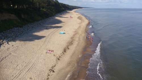 The Baltic Sea Beach Landscape Sand Summer Poland