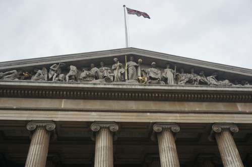 The British Museum United Kingdom Flag
