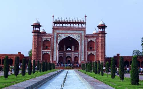 The Great Gate Taj Mahal Darwaza-I-Rauza Inside View