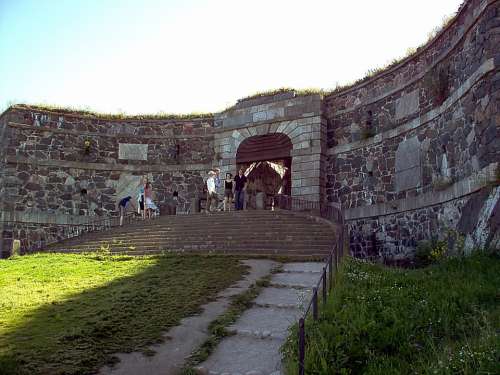 The King Port Wall Stairs Suomenlinna Helsinki