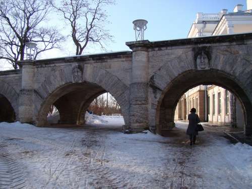 The Palace Ensemble Tsarskoe Selo Russia Wall Arch