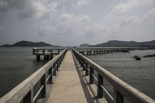 The Pier Gulf Of Thailand Landscapes