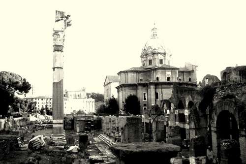 The Roman Forum Rome The Ruins Of The