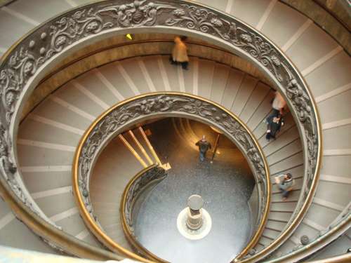 The Vatican Spiral Stairs Cathedral