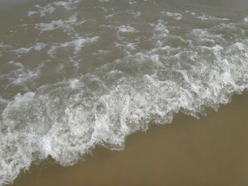 The Waves Beach Sea Water