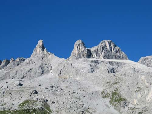 Three Towers Montafon Vorarlberg Austria Alpine