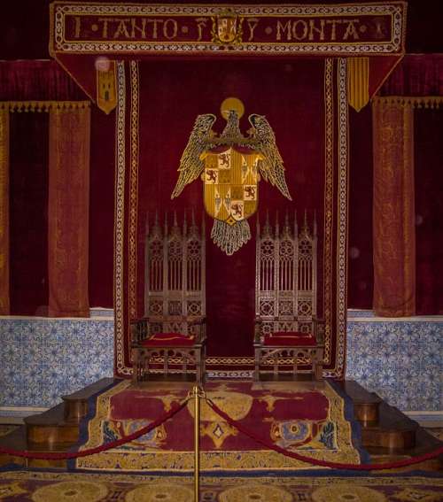 Throne King Kings Spain Palace Room Museum