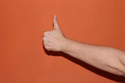Thumb Hand Great Excellent Thumbs Up