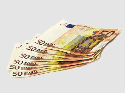 Tickets 50 Eur Money Europe France Currency