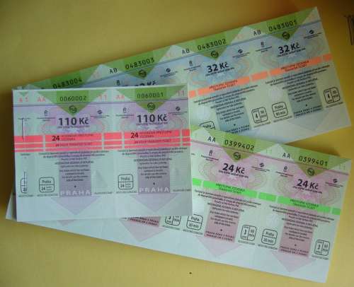 Tickets Transport Travel Prague Money Tourism