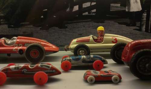 Tin Toys Oldtimer Vintage Race Toys Autos Retro