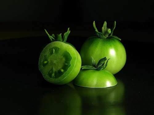 Tomatoes Green Tomato Vegetables Plants Flora