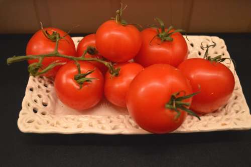 Tomatoes Vegetables Cook Food Eat Ingredients
