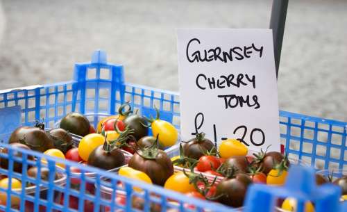 Tomatoes Fresh Market Healthy Natural