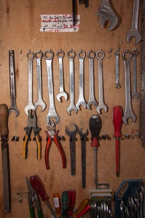 Tool Wall Tool Storage Wrench Pliers File Graver