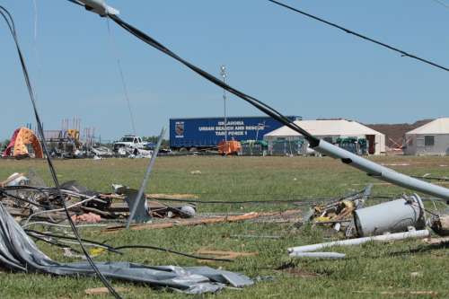 Tornado Destruction Moore Oklahoma Briarwood School