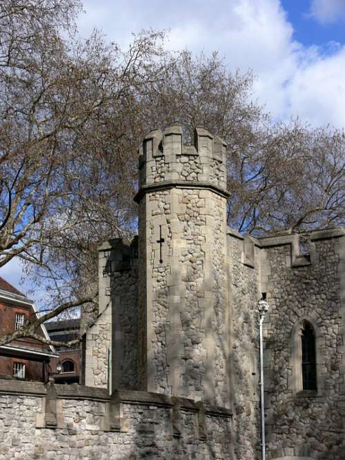 Tower Tower Of London London Wall Grey Grey Stone