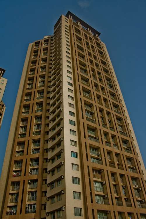 Tower Building Tall High Mumbai India