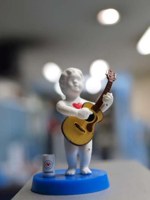 Toy Miniature Musician Guitar Love