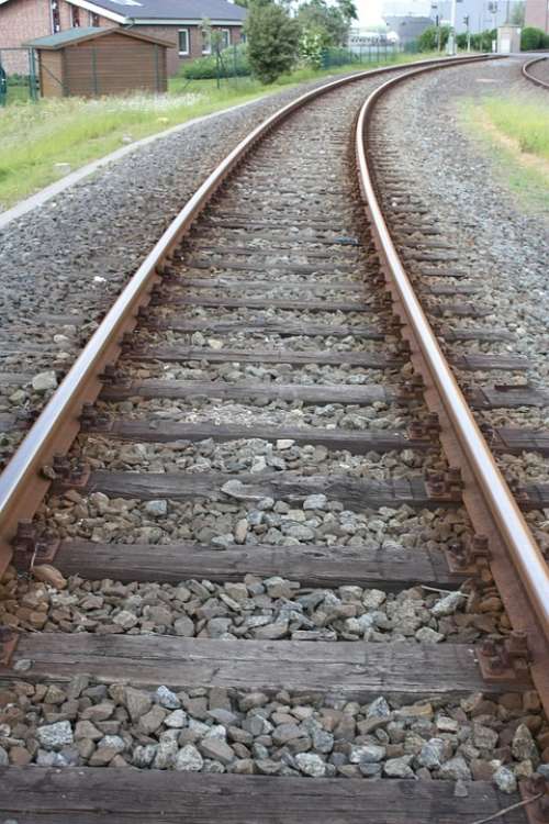 Track Rails Threshold Cargo Railway Tracks Railway