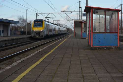 Tracks Railway Train Station
