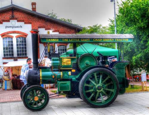 Tractor Steam Engine Tractors Vehicle Old