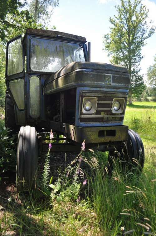 Tractor Vintage Leyland Machinery Agriculture