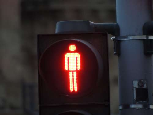 Traffic Lights Little Green Man Males Red