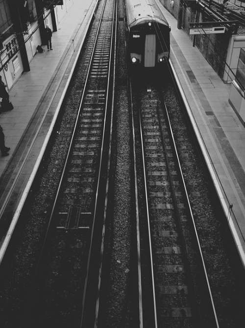 Train Subway Track Transport Travel Underground