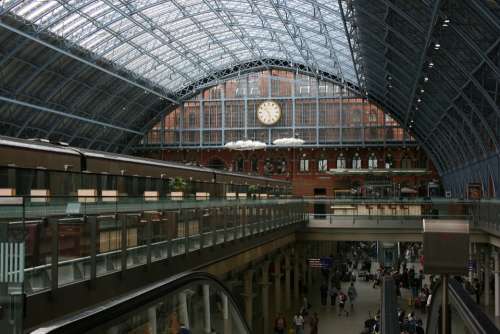 Train Station Watch Saint Pancras Station London