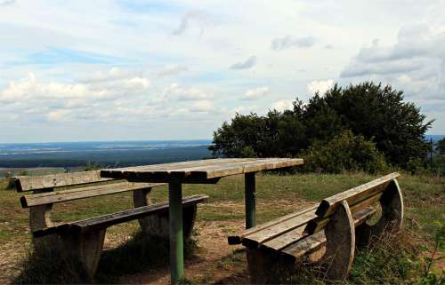 Tranquility Base View Panorama Seat Break Hiking