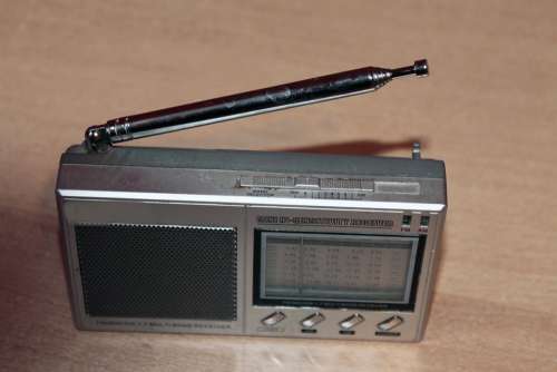 Transistor Radio Radio Retro Silver