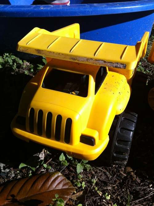 Truck Garden Outside Sand Pit Earth Mover Yellow