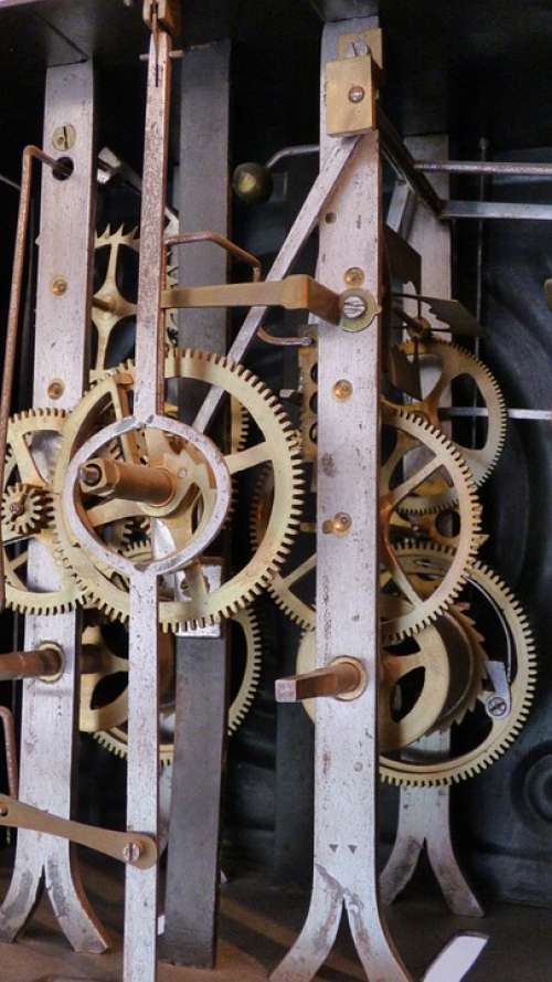 Trybko The Mechanism Of Gear Mechanics Clock Watch