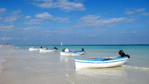 Tunisia Beach Water Nature Sea