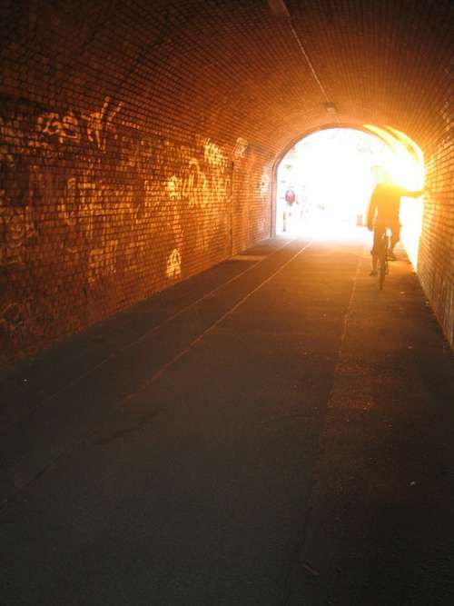 Tunnel Light Berlin Underpass Bike Vault