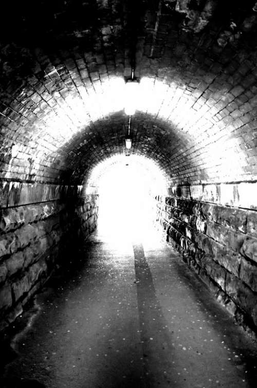 Tunnel Subway Background Architecture Stone Brick