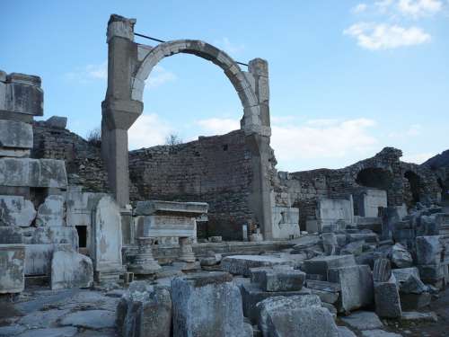 Turkey Ephesus Antiquity Celsus Library Ruins