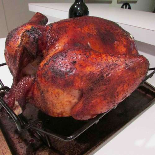 Turkey Roasted Thanksgiving Feast Meat Lunch Eat