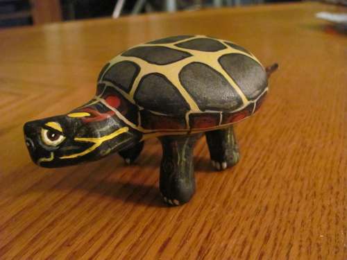 Turtles Rock Painted Craft Creature Animal