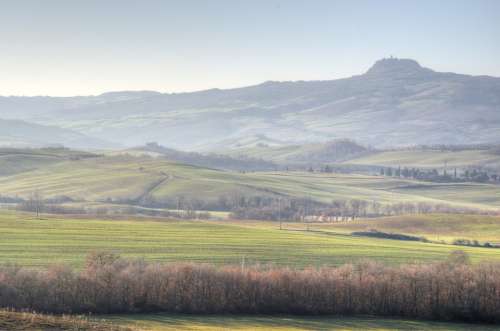 Tuscany Val D'Orcia Italy Radicofani Siena Rural
