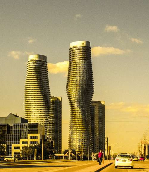 Two Towers Marilyn Building Tower Mississauga
