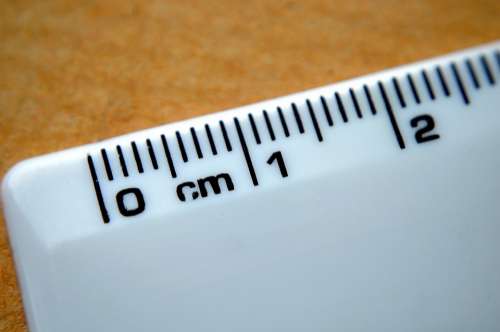 Two Centimeter Meter Measure Business Size
