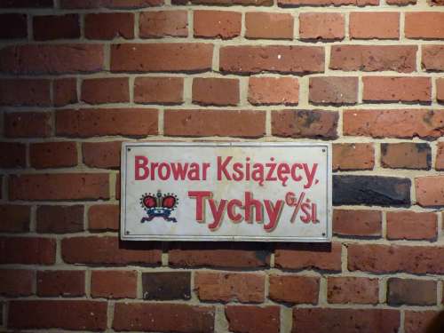 Tychy Logo Tablet Brewery Beer Tyskie Princely