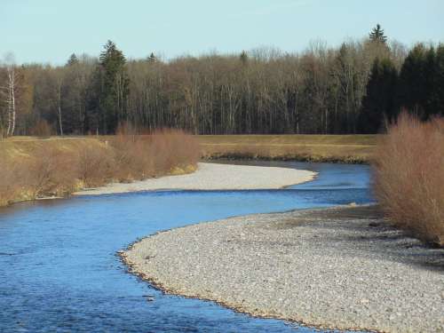 Tyrolean Ache Spring Overseas At The Chiemsee