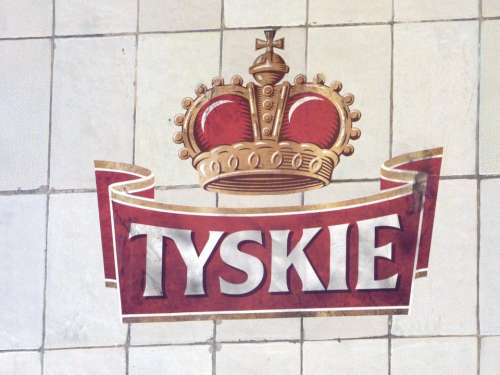 Tyskie Tychy Emblem Sign Logo Beer Brewery