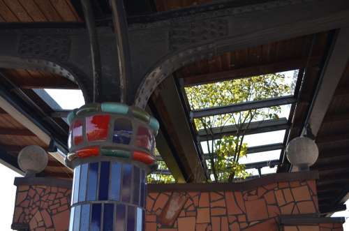 Uelzen Huntertwasser Station Pillar