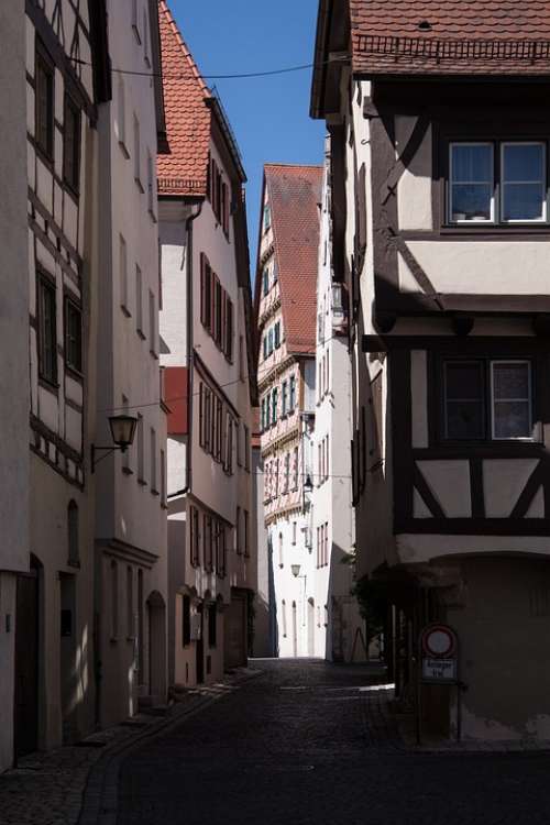 Ulm City Building Architecture Truss Middle Ages