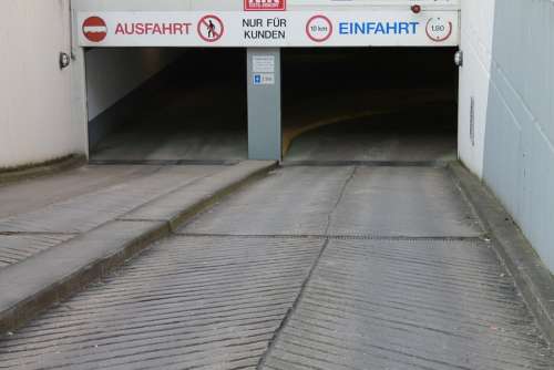 Underground Car Park Gateway Downhill